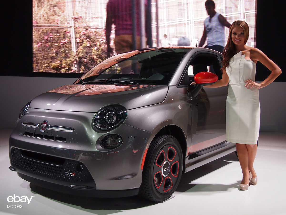 All Electric Fiat 500e Unveiled At L A Auto Show Ebay Motors Blog Fiat Today Unveiled An All Electric Version Of Its Iconic 500 Subcompact Every Bit As Cute And The Gas Ed So Called 500e Takes