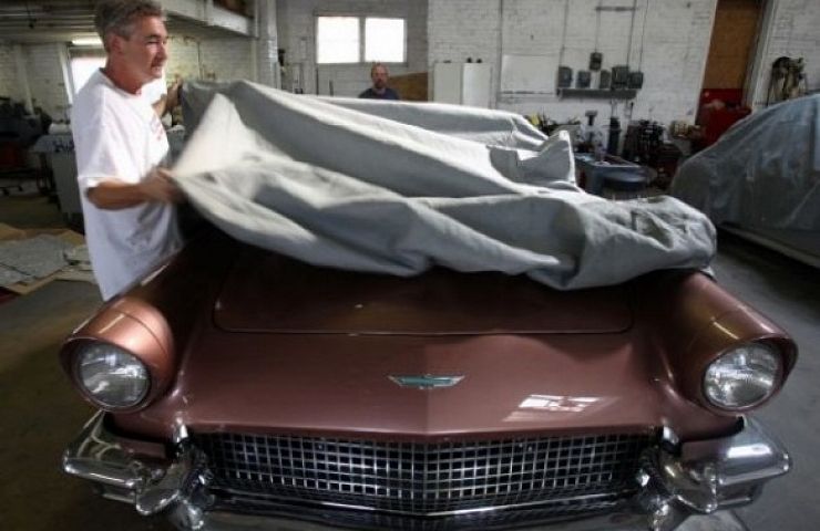 A quality cover is a winter classic car storage essential.