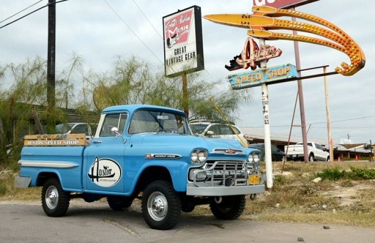 Austin Speed Shop owned by Jesse James