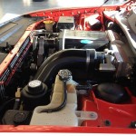 Kenne Bell supercharger installed in a 2010 Dodge Challenger SRT8