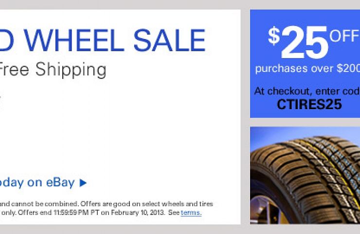 Ebay Tire And Wheel Coupon Feb 6 10 Ebay Motors Blog