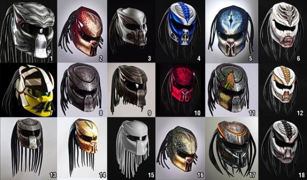 predator helmet designs