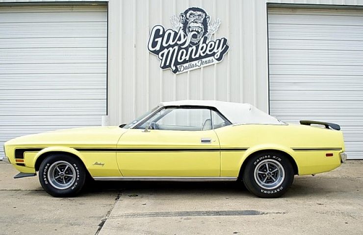 Gas Monkey Garage eBay car #1 1972 ford mustang convertible