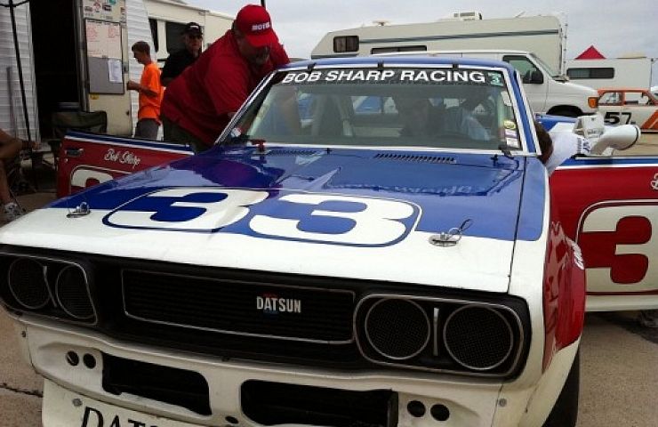 Bob Sharp Racing #33 Datsun 610 B sedan Adam Carolla