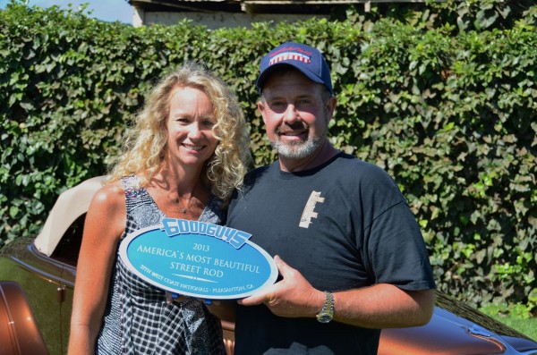 Tracy and Harold Chapman win America's Most Beautiful Street Rod award