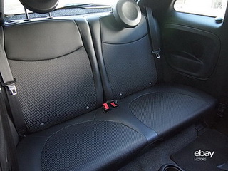 Fiat 500e back seat