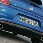 VW Scirocco R rear diffuser