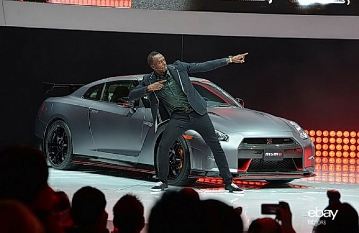 Usain Bolt Nissan GT-R NISMO 2013 LA Auto show