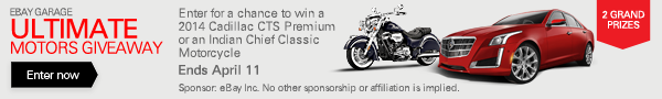 eBay Garage Ultimate Motors Giveaway
