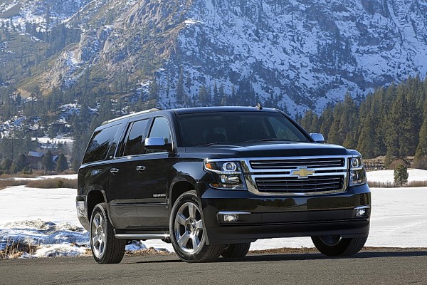 2015 Chevrolet Suburban in Black Front Passenger Side in Lake Ta