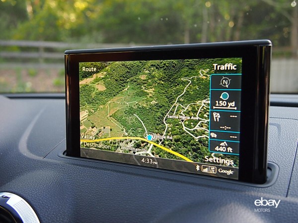 2015 Audi A3 Sedan MMI display