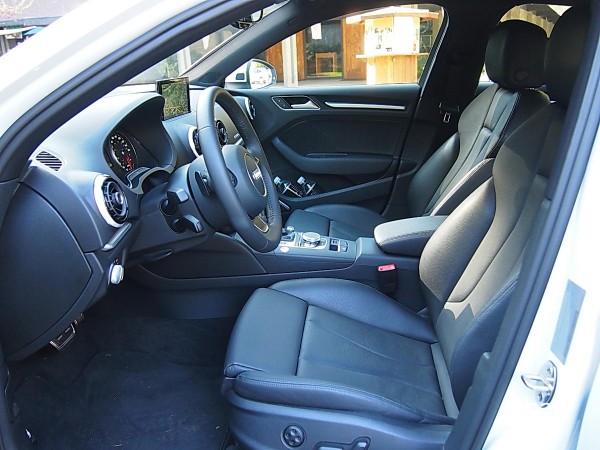 Audi A3 Sedan front seats