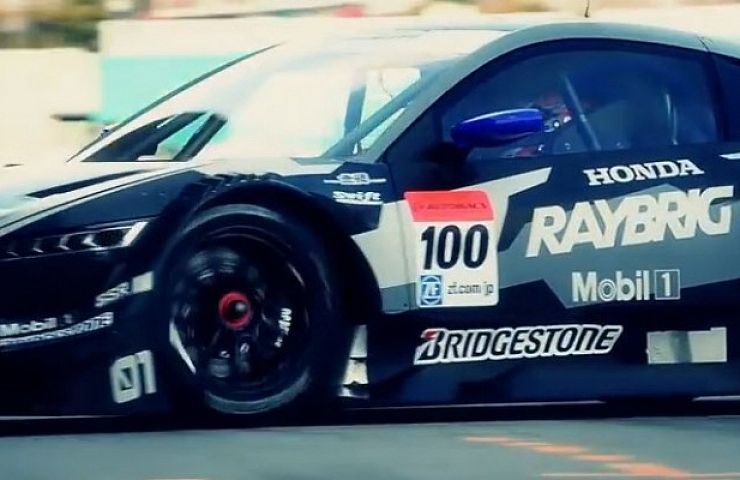acura nsx concept gt at suzuka