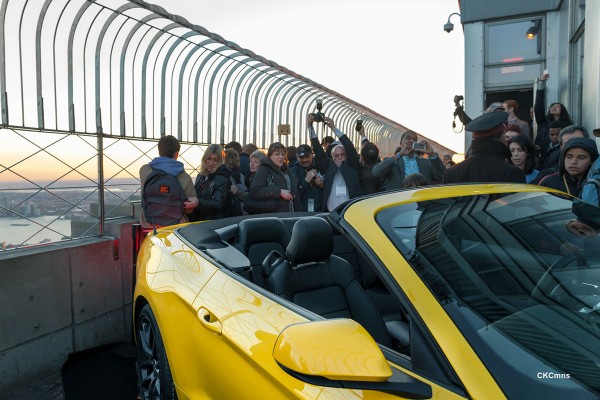 Ford Mustang celebrates 50th anniversary atop Empire State Building