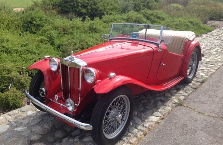 1949 mg tc exu roadster