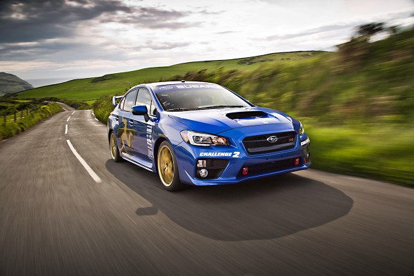 Subaru WRX STI Isle of Man TT course record