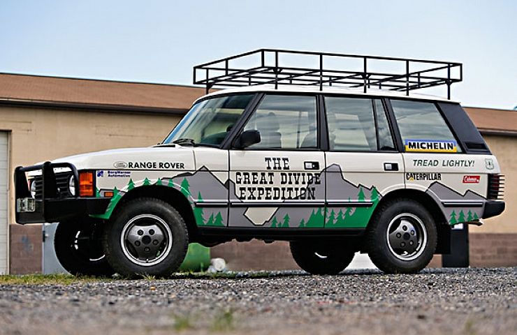 1990 range rover great divide expedition replica