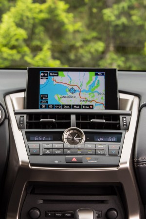 2015 Lexus NX 200t Enform 7-inch display screen