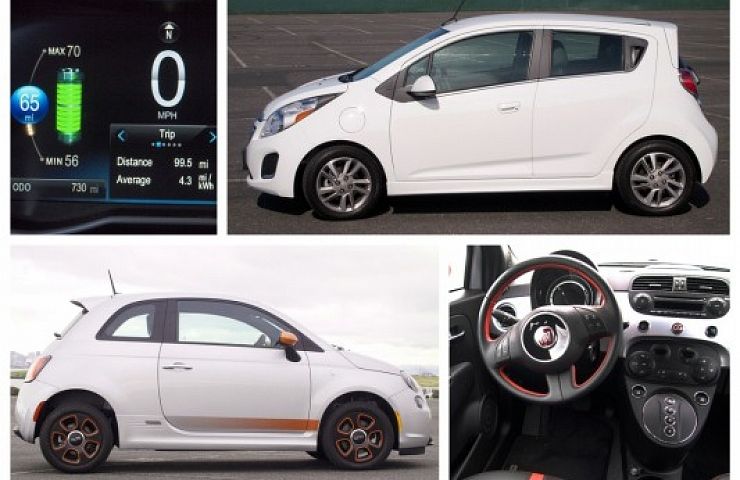 2014 chevrolet spark ev vs. 2014 fiat 500e