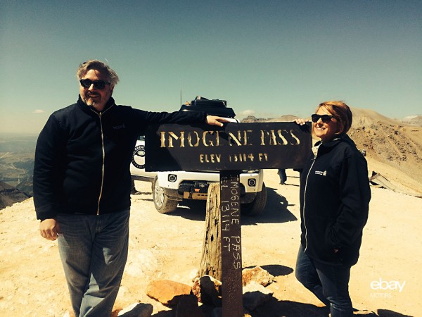 Land Rover Experience - Imogene Pass elevation 13,114 feet