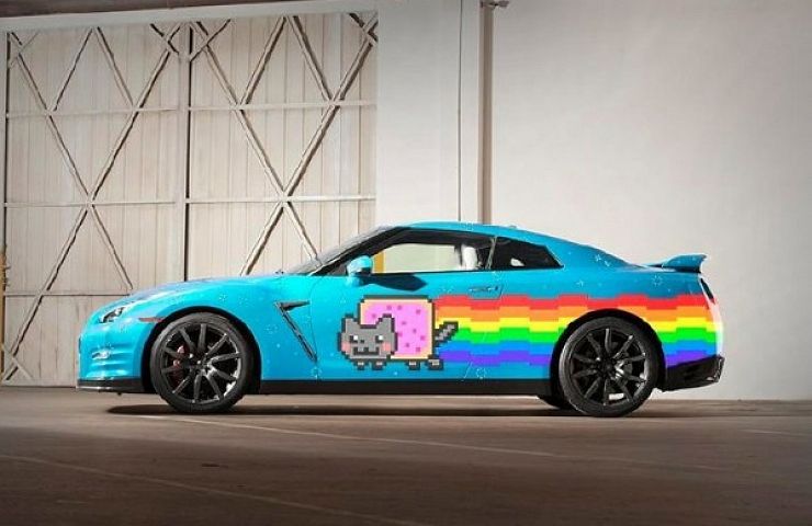 Deadmau5 Nissan GT-R Nyan Cat