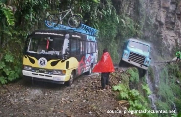 La Carretera de los Yungas, Bolivia