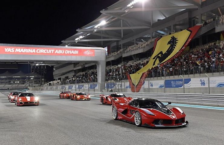 Ferrari FXX K debut at Abu Dhabi