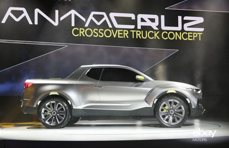 Hyundai Santa Cruz crossover truck concept at NAIAS