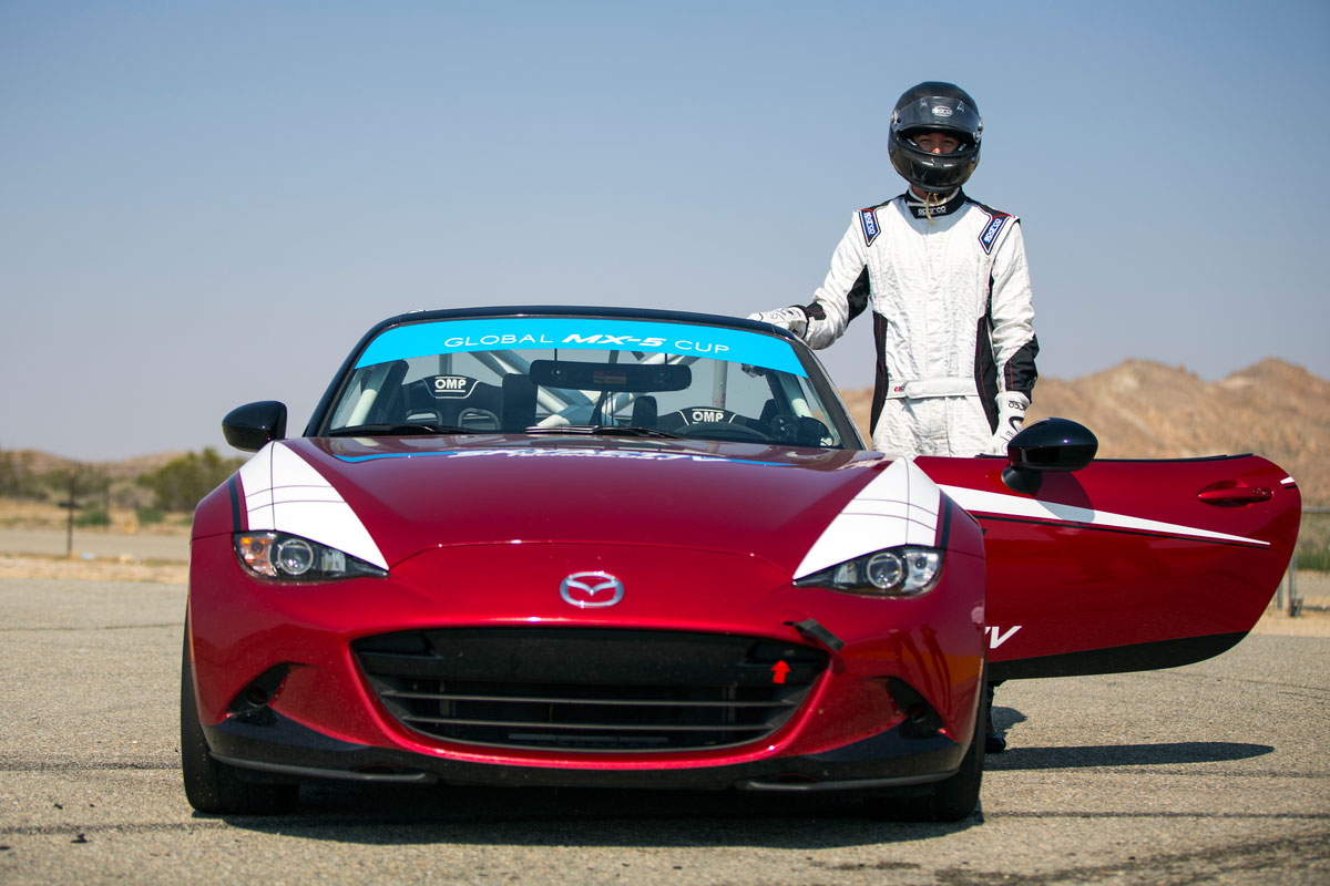 Behind the Wheel of the New Mazda MX-5 Cup Race Car -  Motors Blog