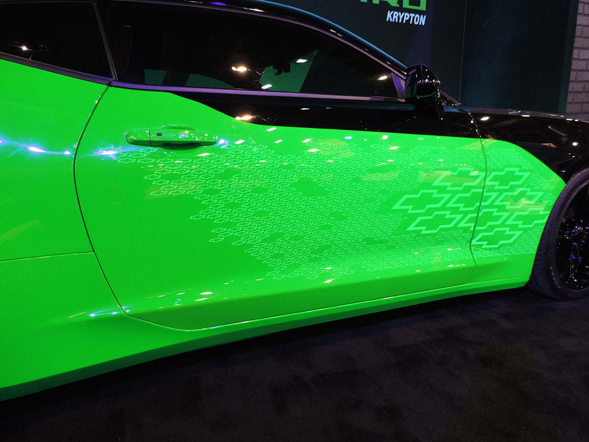 SEMA 2015 Paint that Conducts Electricity, and Glows with a Switch