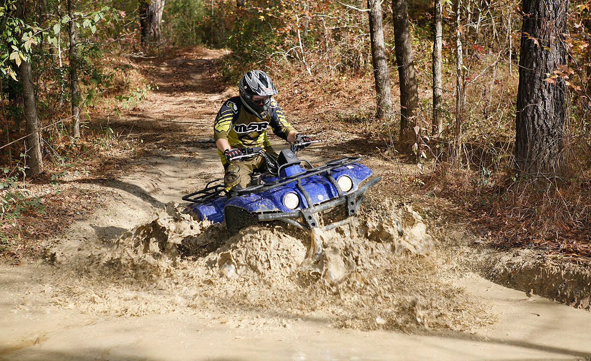 Don't overlook the cleaning tasks when you park your ATV for the day.