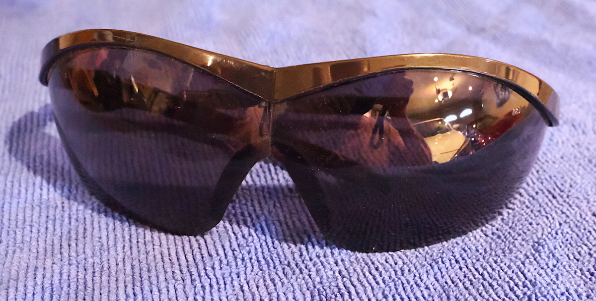 Tinted safety glasses