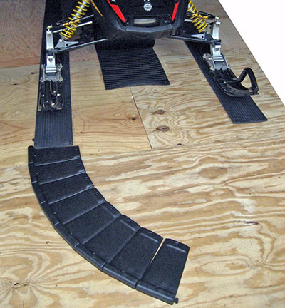 Ski Guide for Snowmobile Trailers
