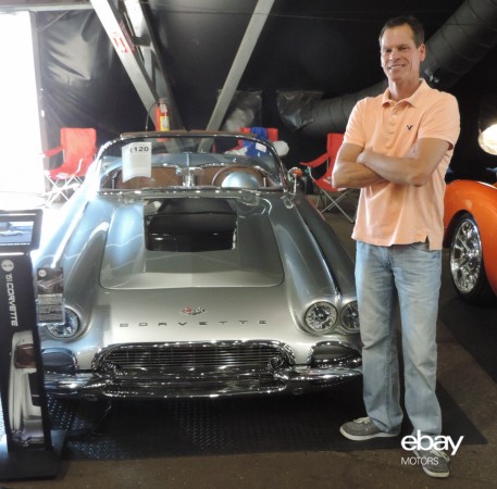 Ed Clevenger and his 1961 chevrolet corvette