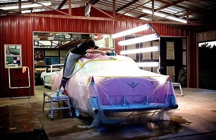 KC Mathieu only takes on eight to 10 vehicles a year at KC's Paint Shop.