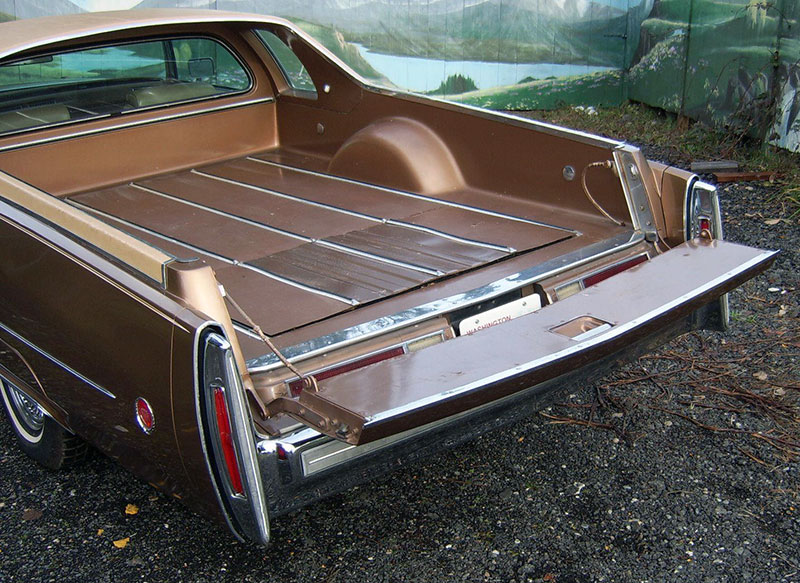 This 1976 Cadillac Mirage was built to haul, with a fully functional tailgate.