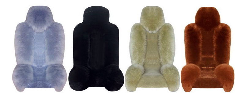 Sheepskin seat cover options.