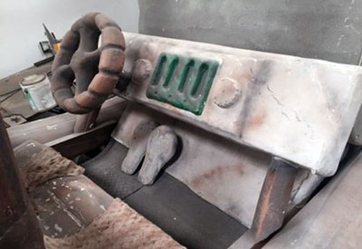 Real flintstones store car