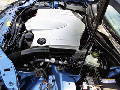 The base 3.2-liter SOHC V6 produces 215 horsepower.