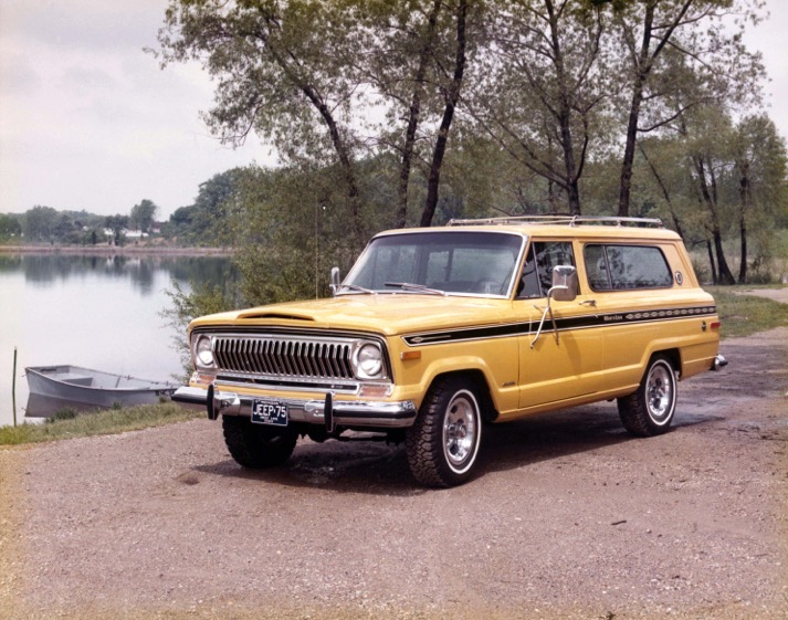 Some classics such as this 1975 Jeep Cherokee handle well in winter weather, but make sure you have winter tires for the best traction.