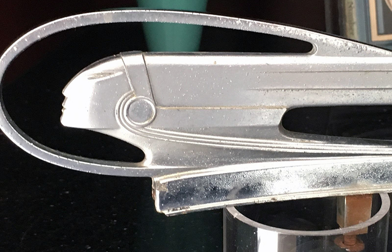 1936 Pontiac Indian Head hood ornament