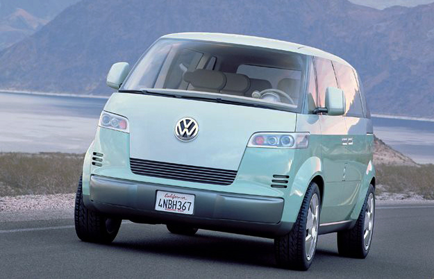The first Microbus concept, circa 2001, was doomed when VW adapted a Chrysler minivan for its Routan model.