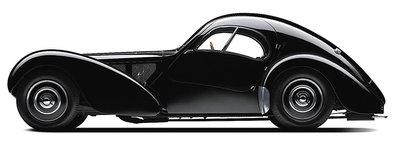 Fine art print of the Bugatti Type 57SC Atlantic Coupe