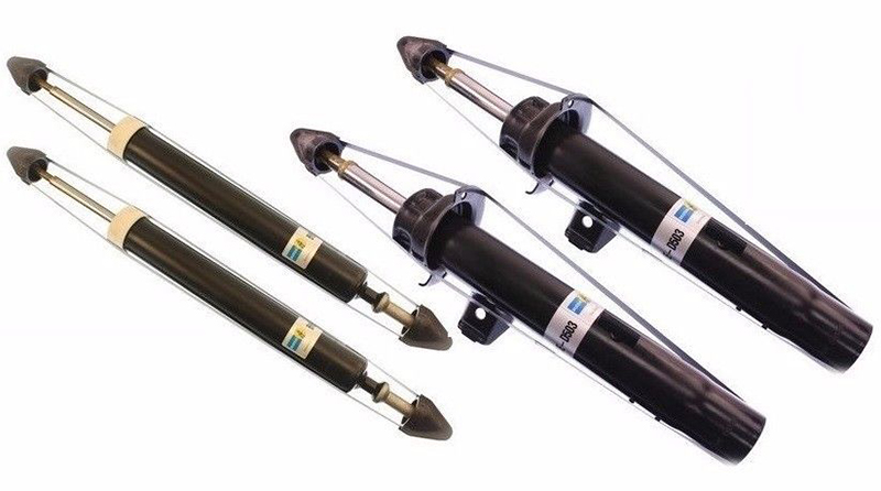 Sport shocks, like these from Bilstein, can help control vehicle 