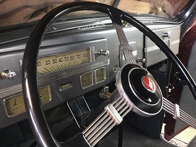 Loewy-designed Studebaker pickup interior