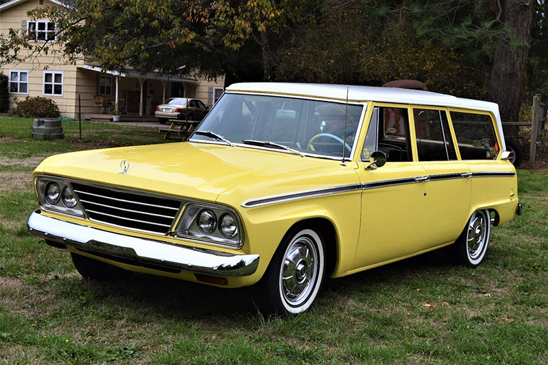 studebaker wooden wagon