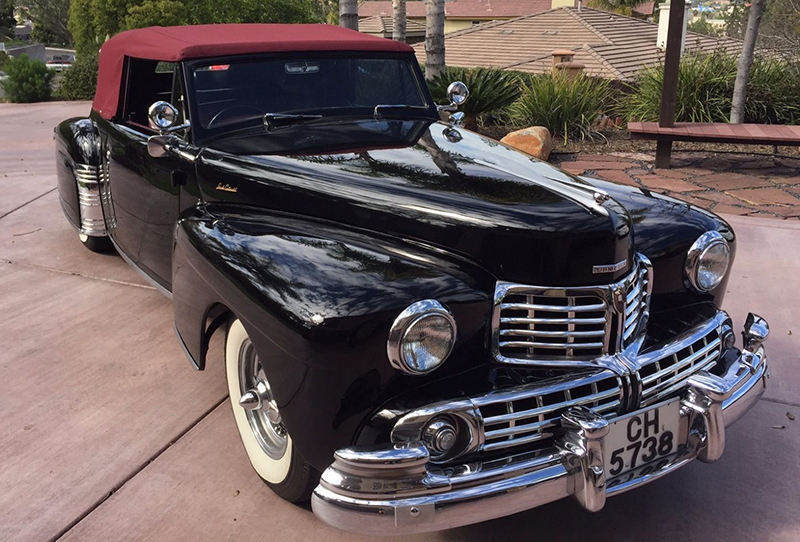 Right-hand-drive 1948 Lincoln Continental