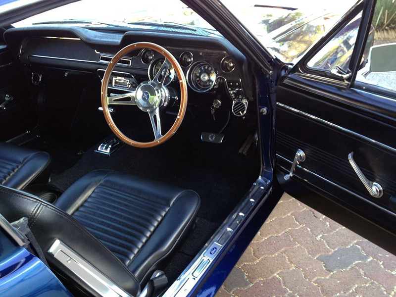 Desert Classic Mustangs converts the classic Ford muscle car, like this one, for use in right-hand-drive countries.