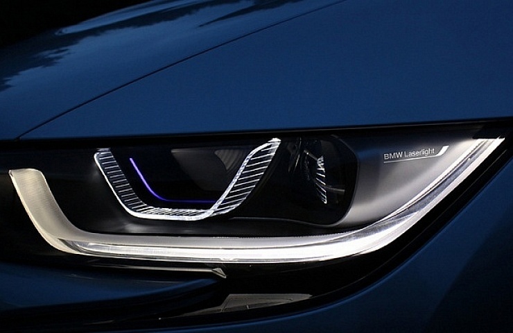 BMW laser-light headlights