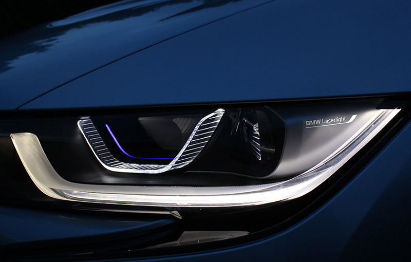 BMW laser-light headlights